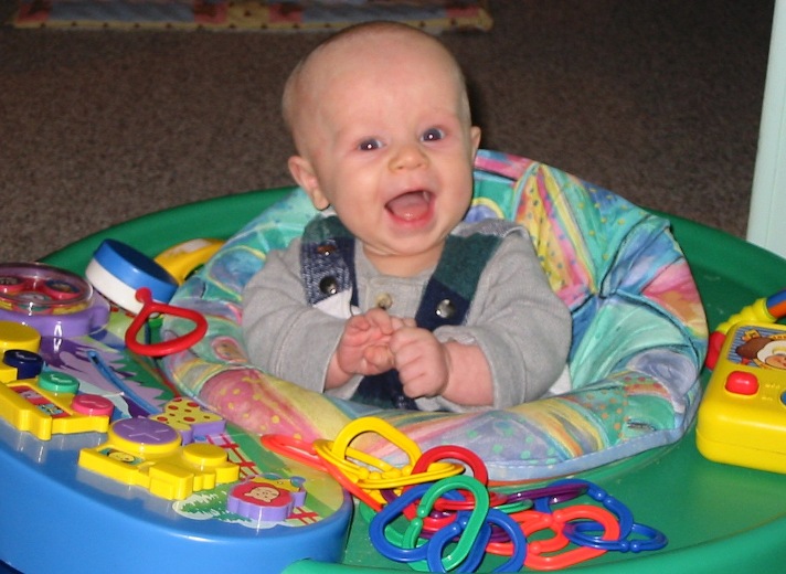He likes his toys
